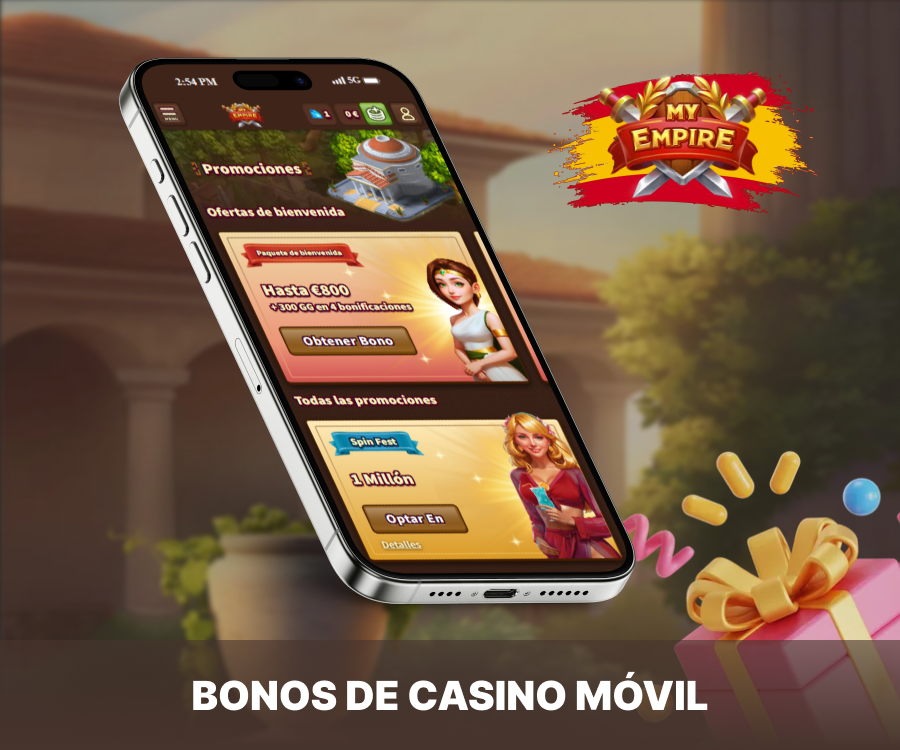 Bonos en My Empire Mobile Casino