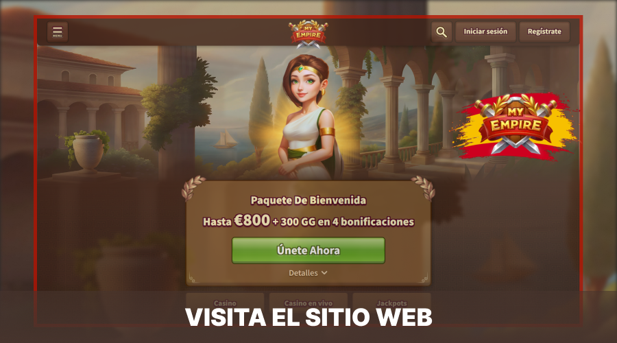 Visita el sitio web oficial de My Empire Casino