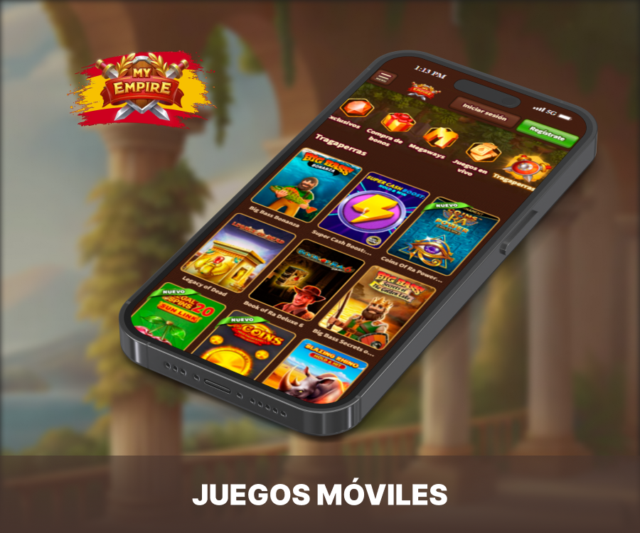 Mi casino Empire en dispositivos móviles iOS y Android